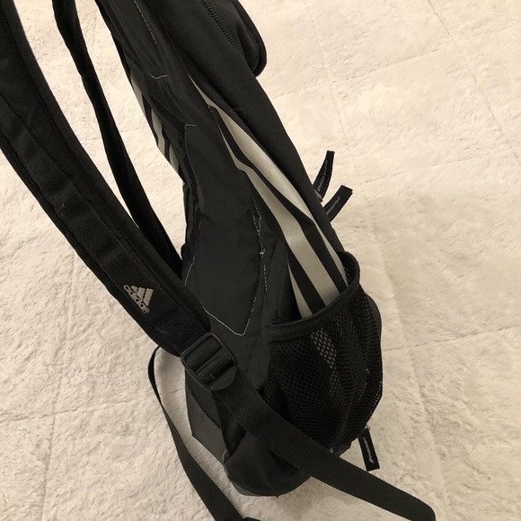 Adidas Hyrdoshield Stadium Soccer Backpack Black School Bag Soccer Ball Patch - Picture 10 of 12